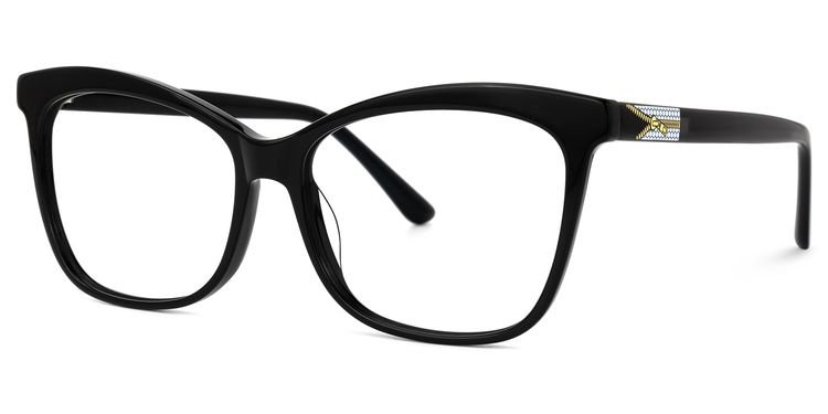Alfred Butterfly Black Glasses