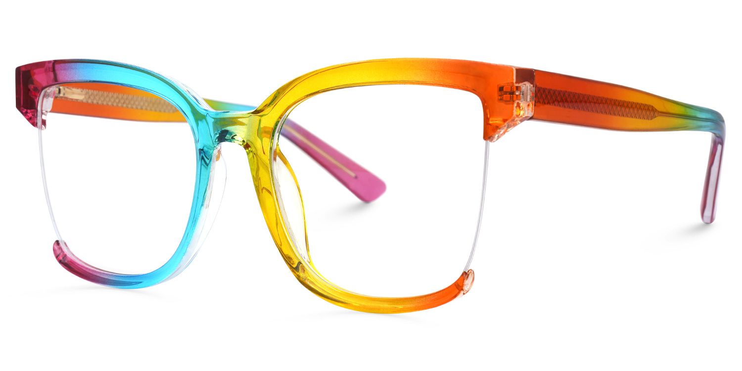 Cadogan Square Colorful Frame Glasses | Zeelool1