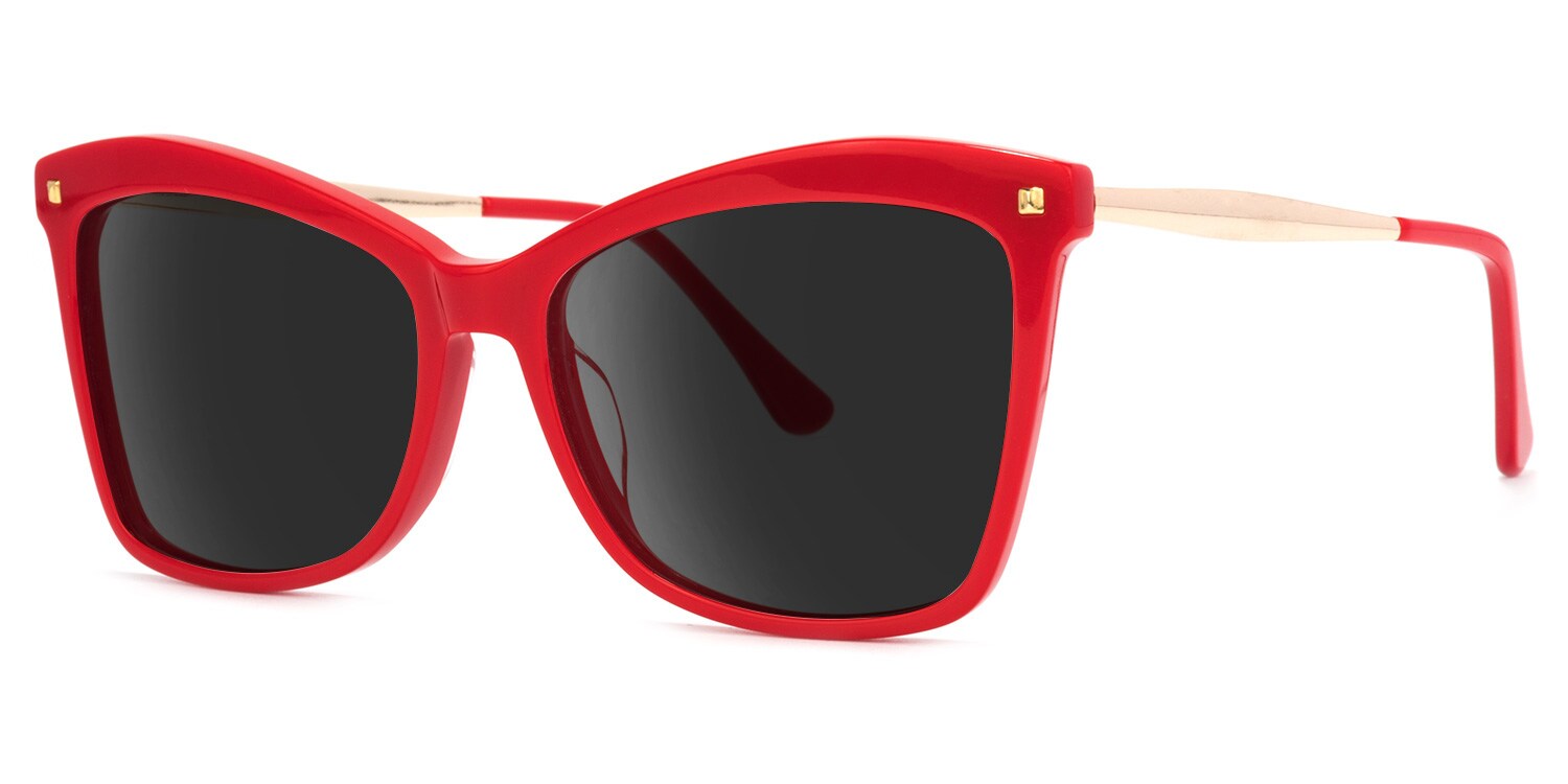 Isaebella Butterfly Red Sunglasses | Zeelool Glasses1
