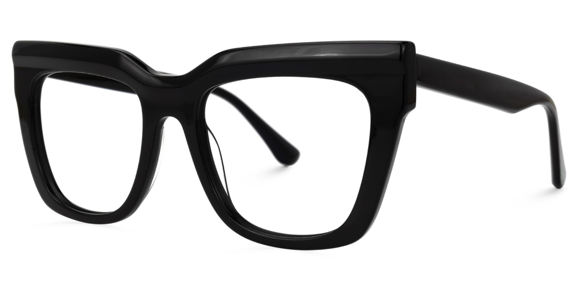 Burse Cateye Black Glasses | Zeelool Glasses1