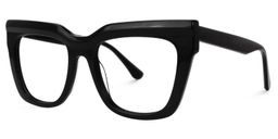Burse Cateye Black Glasses1