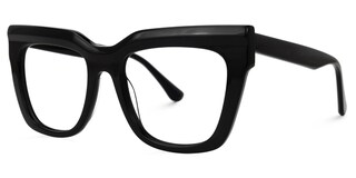 Burse Cateye Black Glasses1