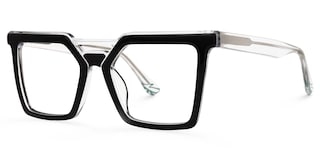 Demar Square Black Glasses1