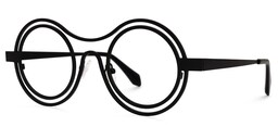 Paschal Round Black Glasses1