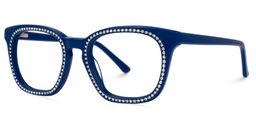 Ziva Square Blue Glasses1