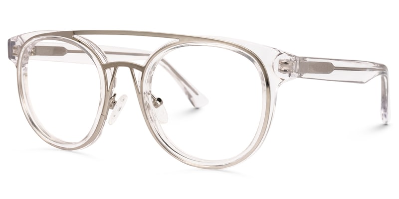 Buford Round Crystal Glasses | Zeelool Glasses1