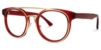 Buford Round Red Glasses1