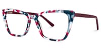 Fountain Cateye Blue-Red Glasses1