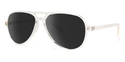 Erwin Geometric Clear Sunglasses1