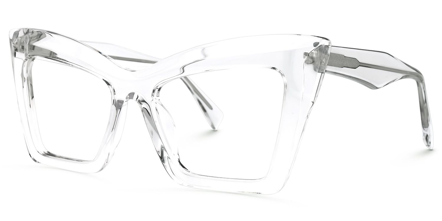 Boland Cateye Crystal Glasses | Zeelool Glasses1