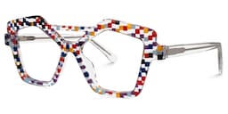 Keawna Geometric Multicolor Glasses1
