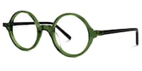 Otto Round Green Glasses1