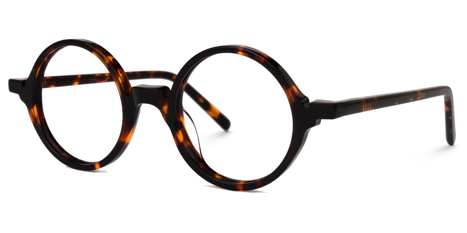 Otto Round Tortoise Glasses | Zeelool Glasses1