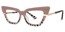 Vanille Cateye Two-Tone Glasses1