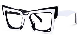 Baley Cateye White Glasses1