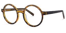 Chantel Round Tortoise Glasses1