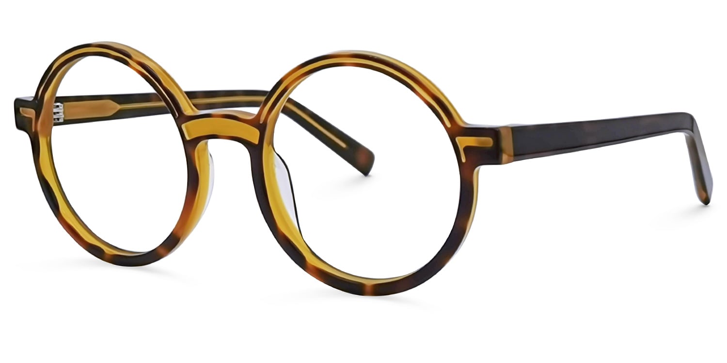 Chantel Round Tortoise Glasses1