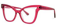 Bautista Cateye Red Glasses1