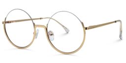 Loaded Round Gold Glasses1