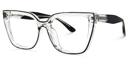 Mirta Square Black-Crystal Glasses1