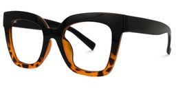 Malcolm Two-Tone Square Glasses1
