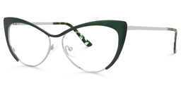 Ellen Cateye Green Glasses1