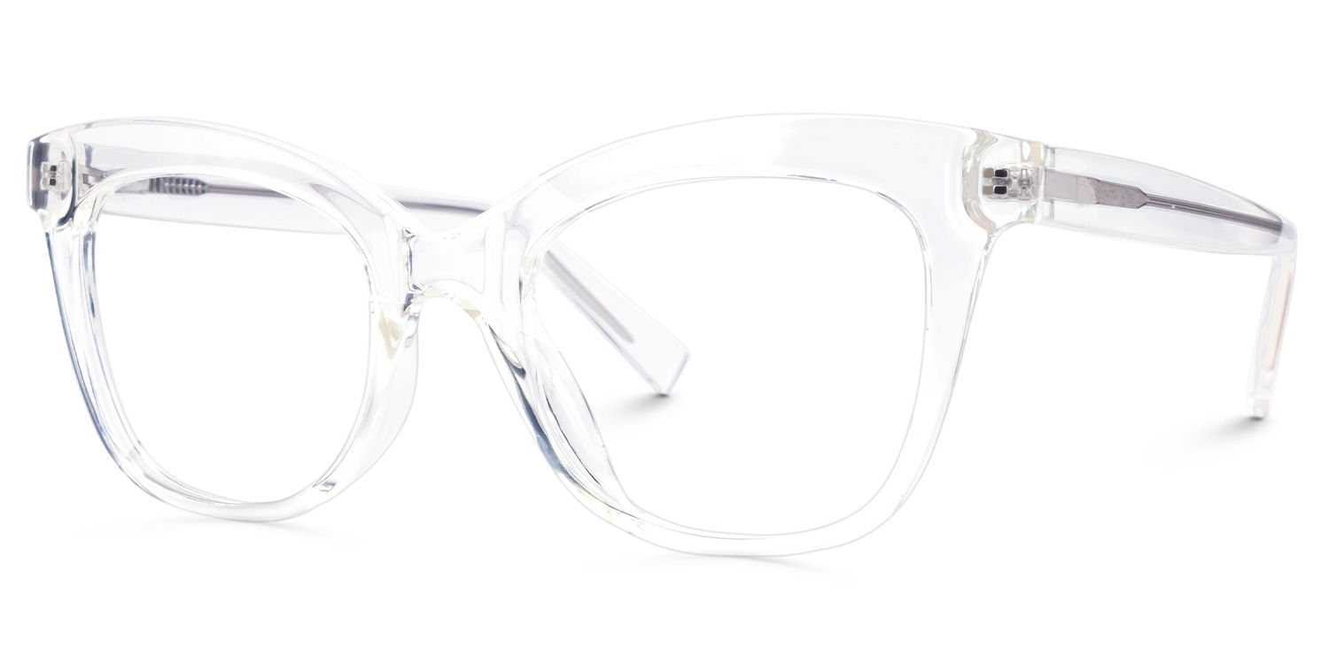 Santiago Cateye Clear Glasses | Zeelool Glasses1