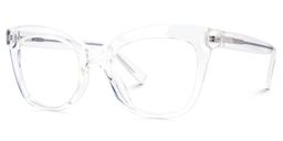 Santiago Cateye Clear Glasses1