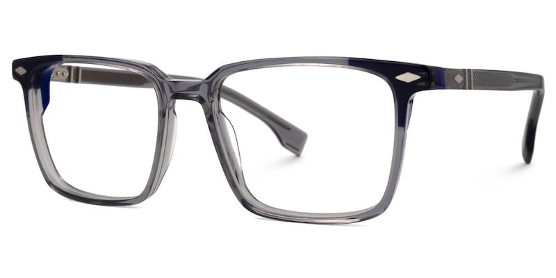 Davila Rectangle Gray Glasses