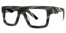 Tavasha Rectangle Gray Glasses1