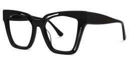Domena Square Black Glasses1