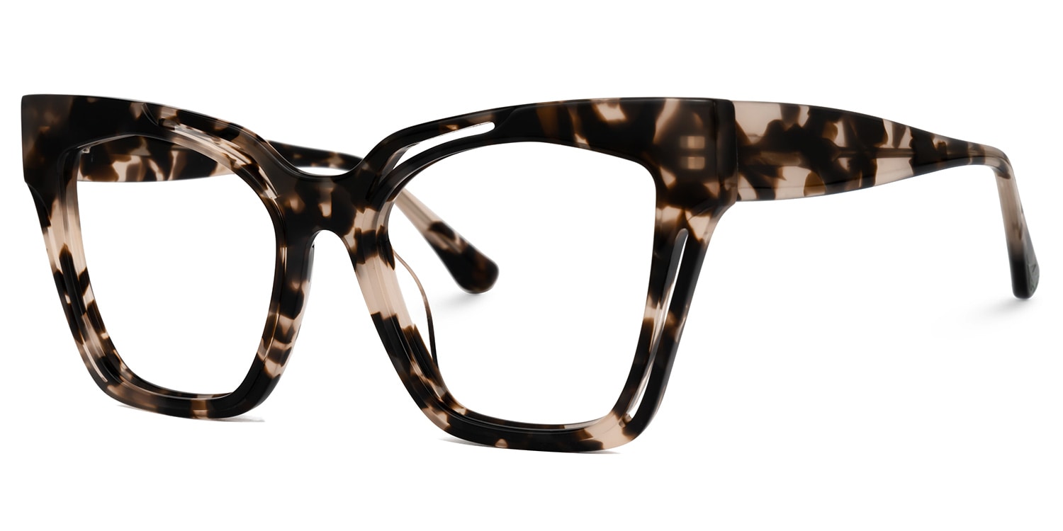 Domena Square Tortoise Glasses | Zeelool Glasses1