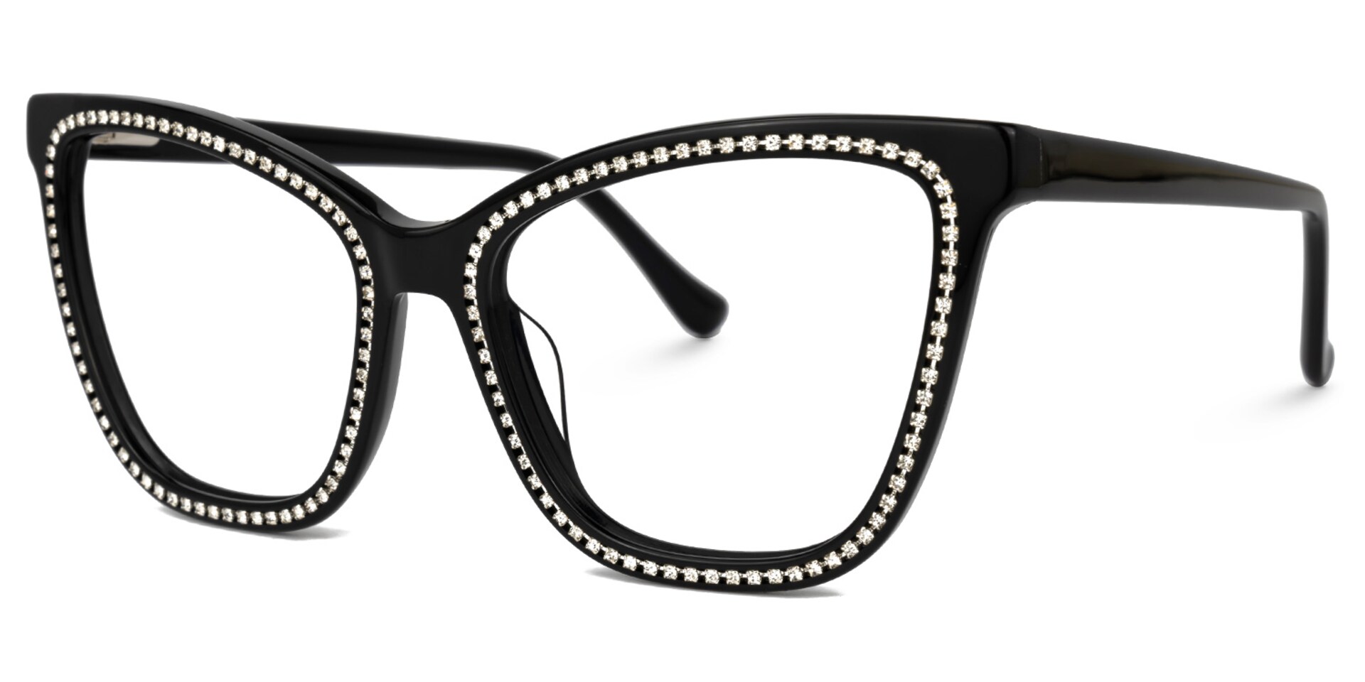 Goswami Square Black Glasses | Zeelool Glasses1