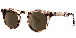 Abigail Round Light Tortoise Sunglasses1