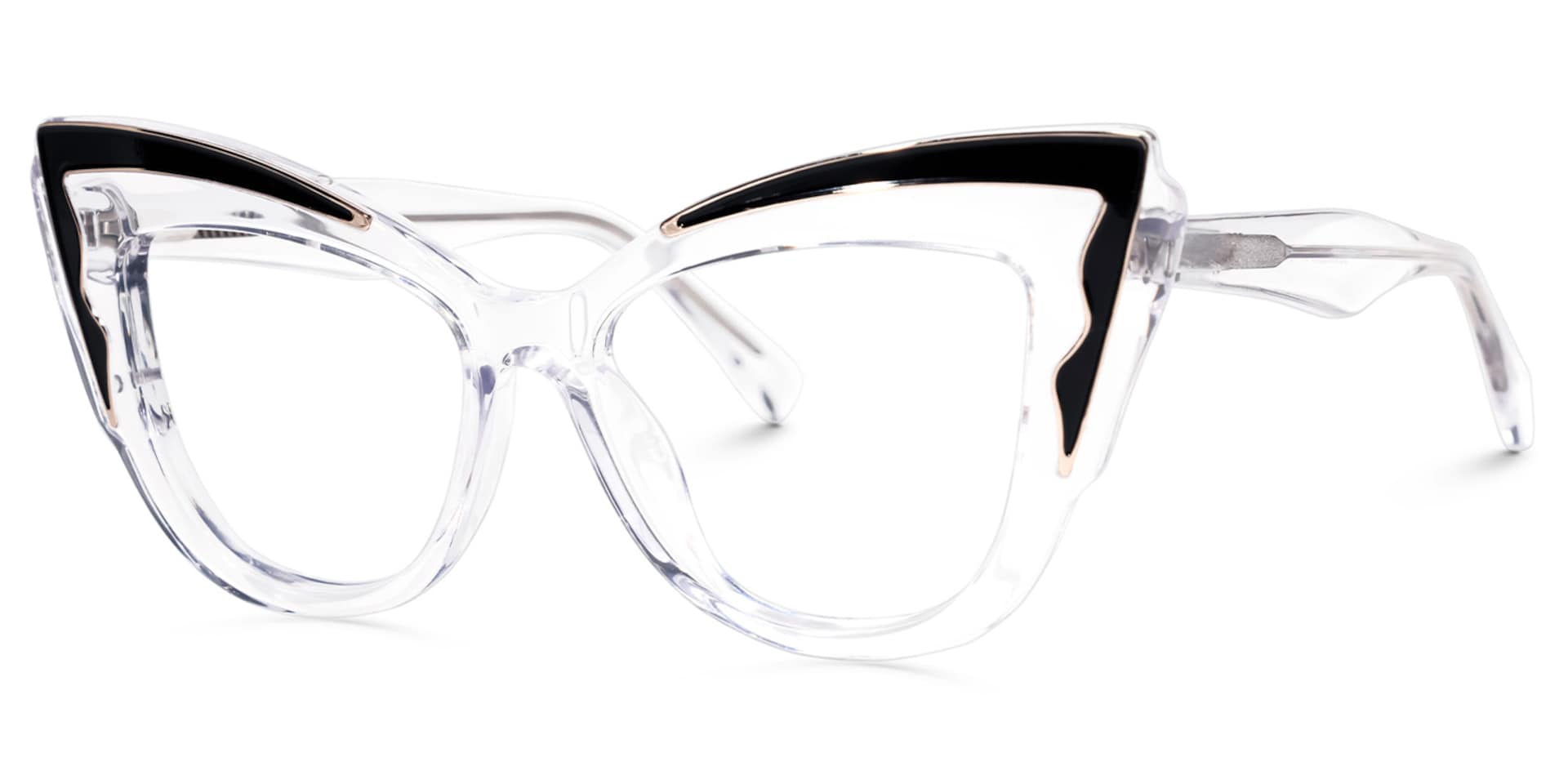 Dyson Cateye Crystal Glasses | Zeelool Glasses1