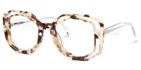 Bobbie Geometric Tortoise Glasses1