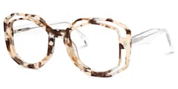 Bobbie Geometric Tortoise Glasses1