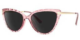 Lucas Cateye Pink Sunglasses1