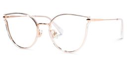 Latifa Cateye Clear Glasses1