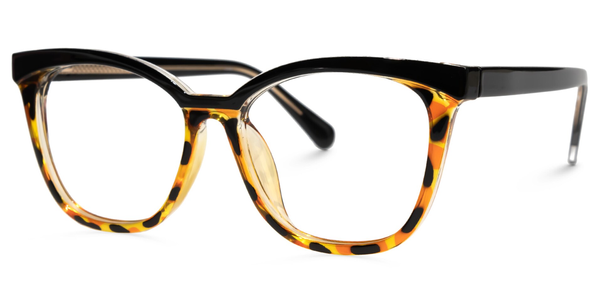 Folly Square Browline Glasses | Zeelool Glasses1