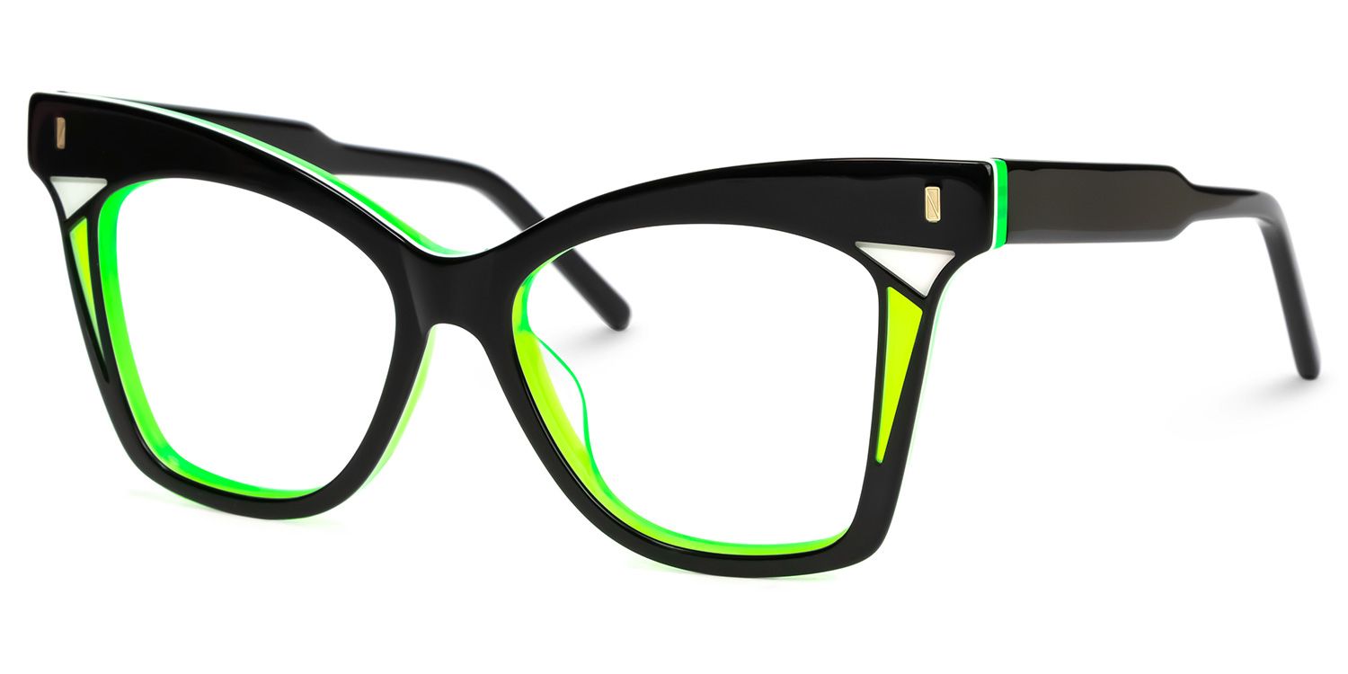 Folch Cateye Black Eyeglasses For Women Online1