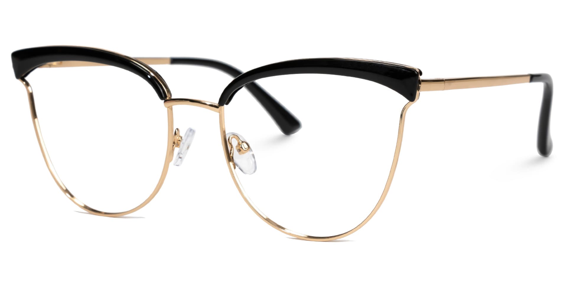 Lawrence Cateye Black Glasses | Zeelool Glasses1