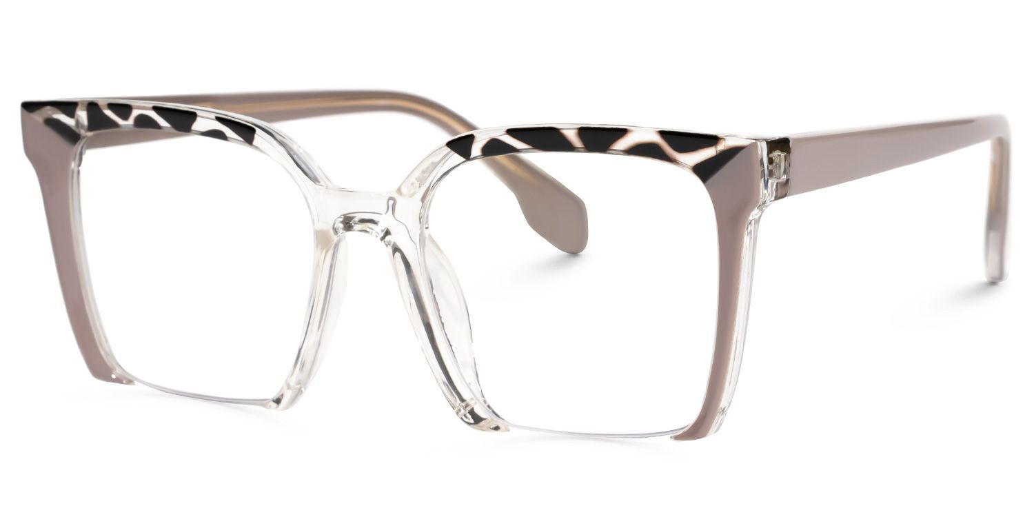 Misty Square Gray Glasses | Zeelool Glasses1