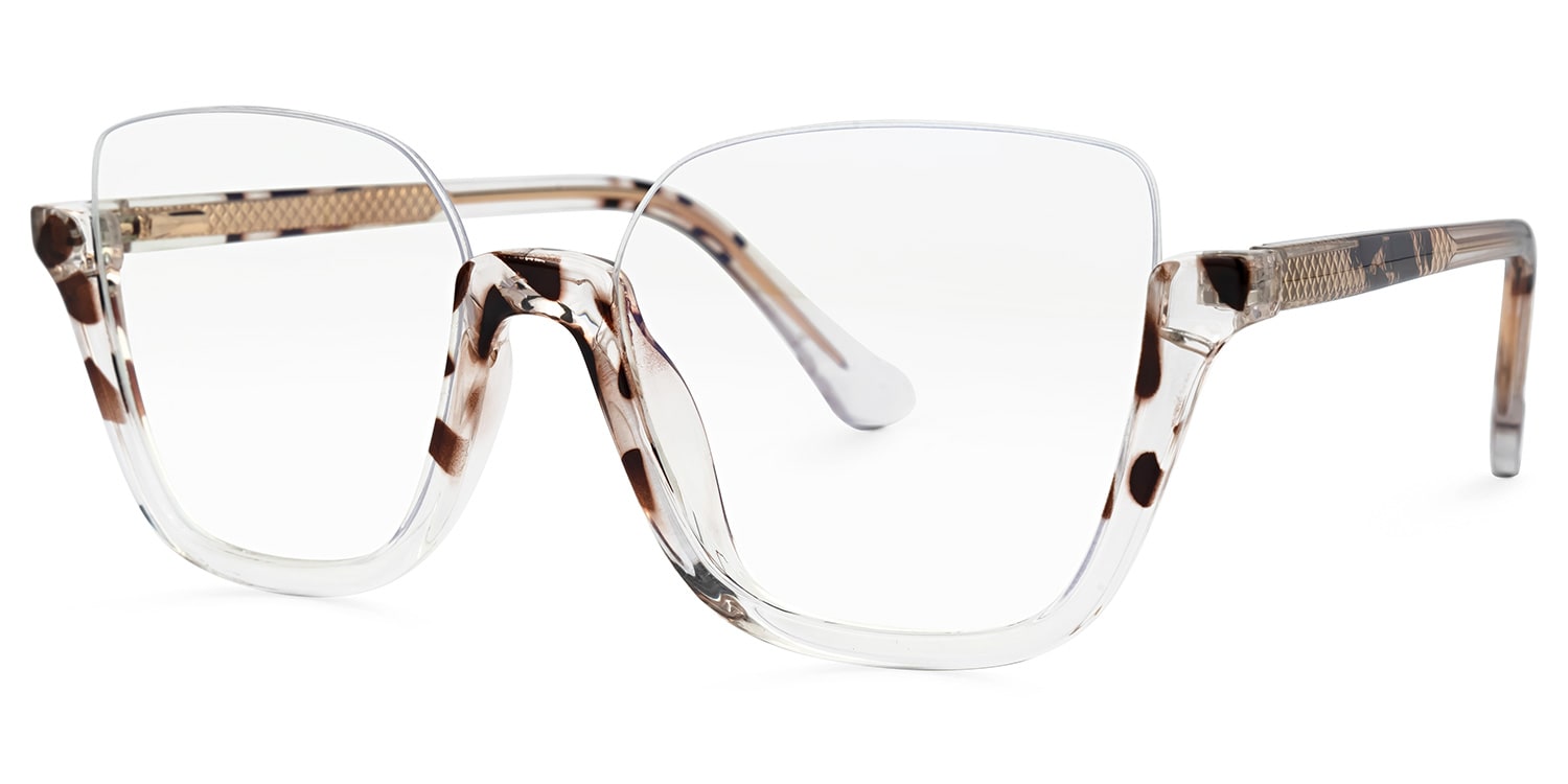 Kellina Square Two-Tone Glasses1