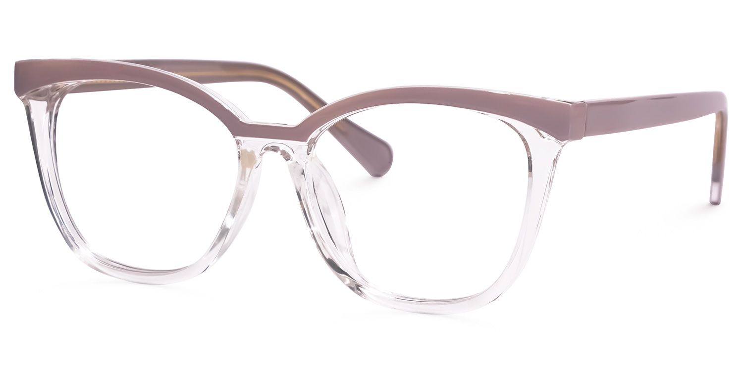 Folly Square Clear Glasses | Zeelool Glasses1