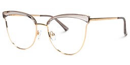 Lawrence Cateye Gray Glasses1