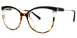 Taung Cateye Black Glasses1