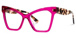 Senica Cateye Purple Glasses2
