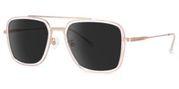 Nayeli Aviator Clear Sunglasses1