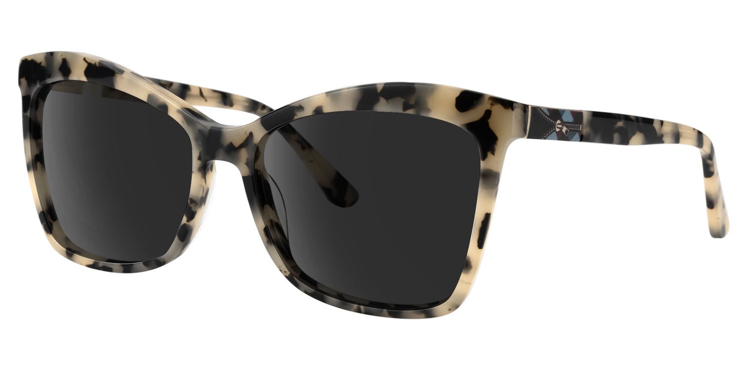 Alfred Acetate Light-Tortoise Butterfly Frame Sunglasses | ZEELOOL1